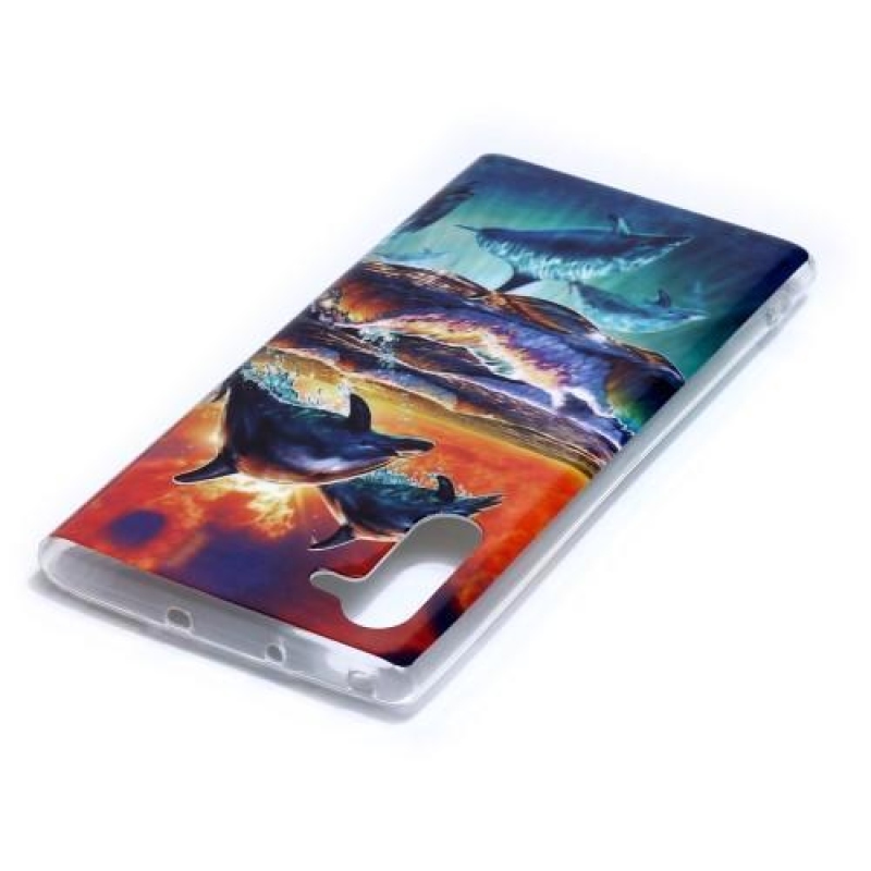 Zselés tok Samsung Galaxy Note 10 készülékhez - delfin