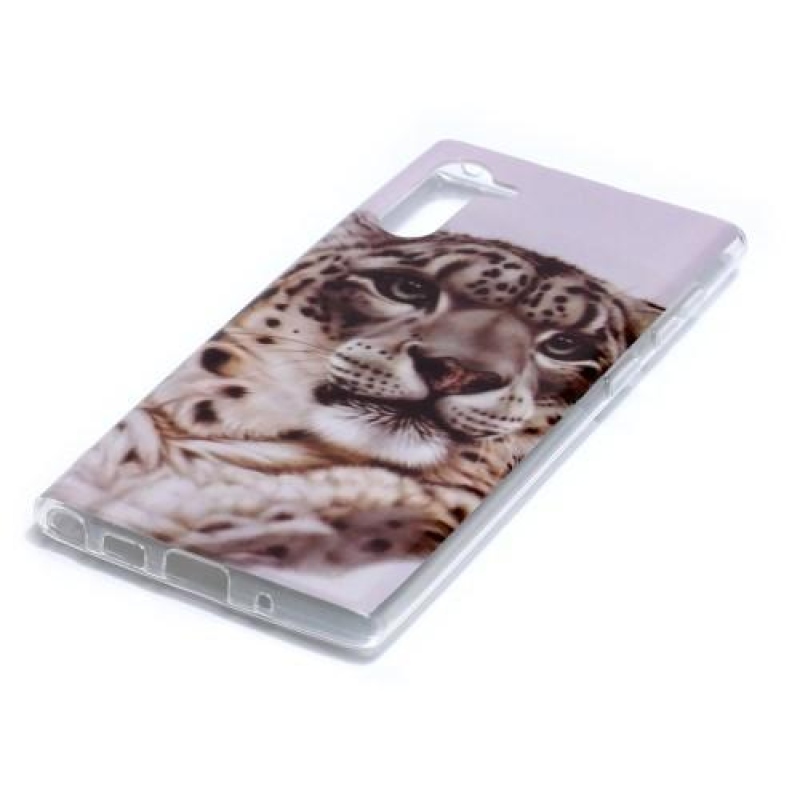 Zselés tok Samsung Galaxy Note 10 készülékhez - leopárd