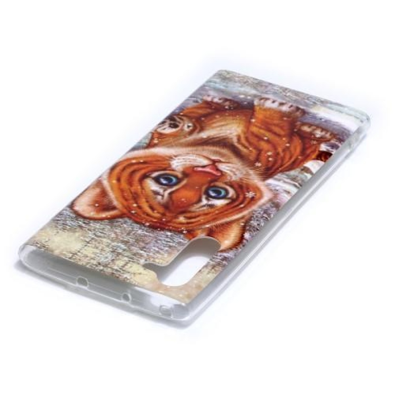 Zselés tok Samsung Galaxy Note 10 készülékhez - tigris