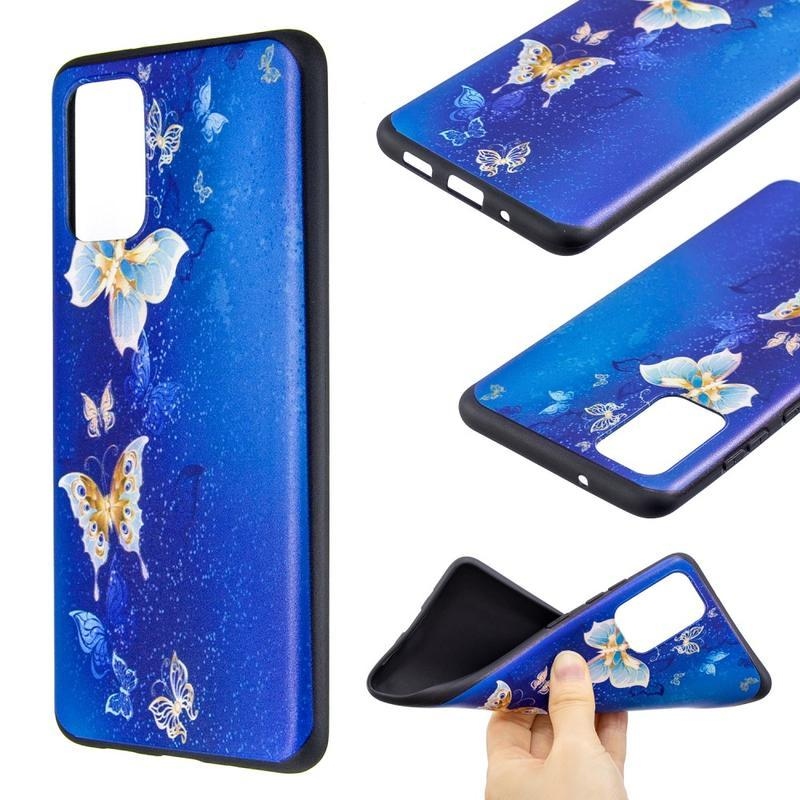 Patte zselés tok mobil Samsung Galaxy S20 Plus - pillangók