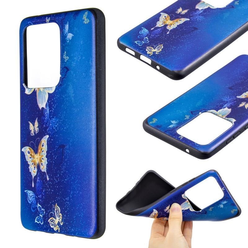 Patte zselés tok mobil Samsung Galaxy S20 Ultra - pillangó