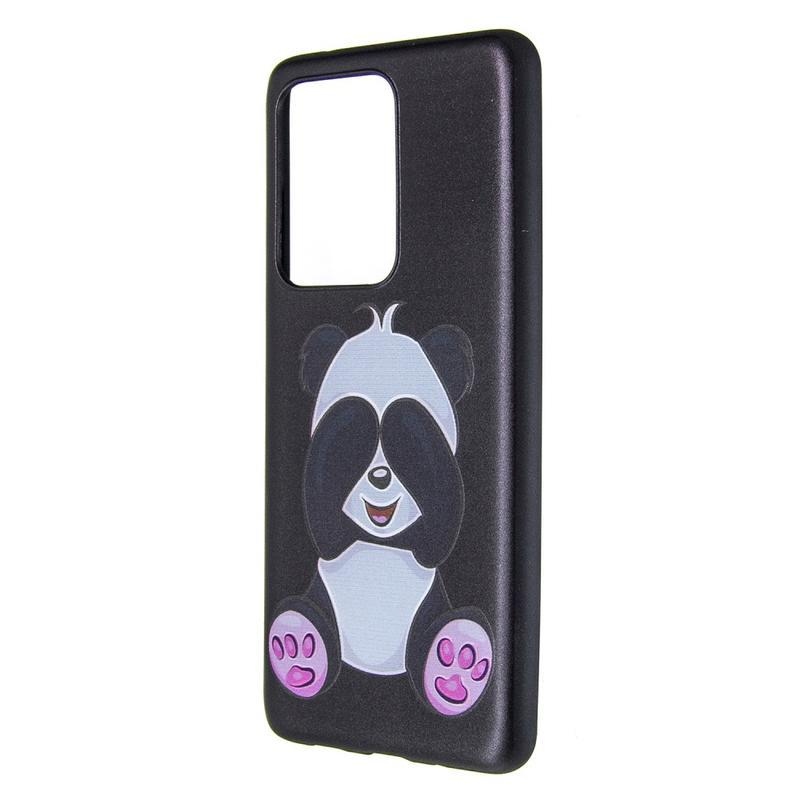Zselés tok Samsung Galaxy S20 Ultra készülékhez - aranyos panda