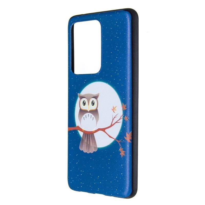 Zselés tok Samsung Galaxy S20 Ultra készülékhez - bagoly az ágon