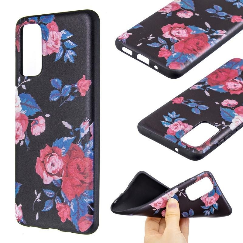 Patte gél tok mobil Samsung Galaxy S20 - élő virágok