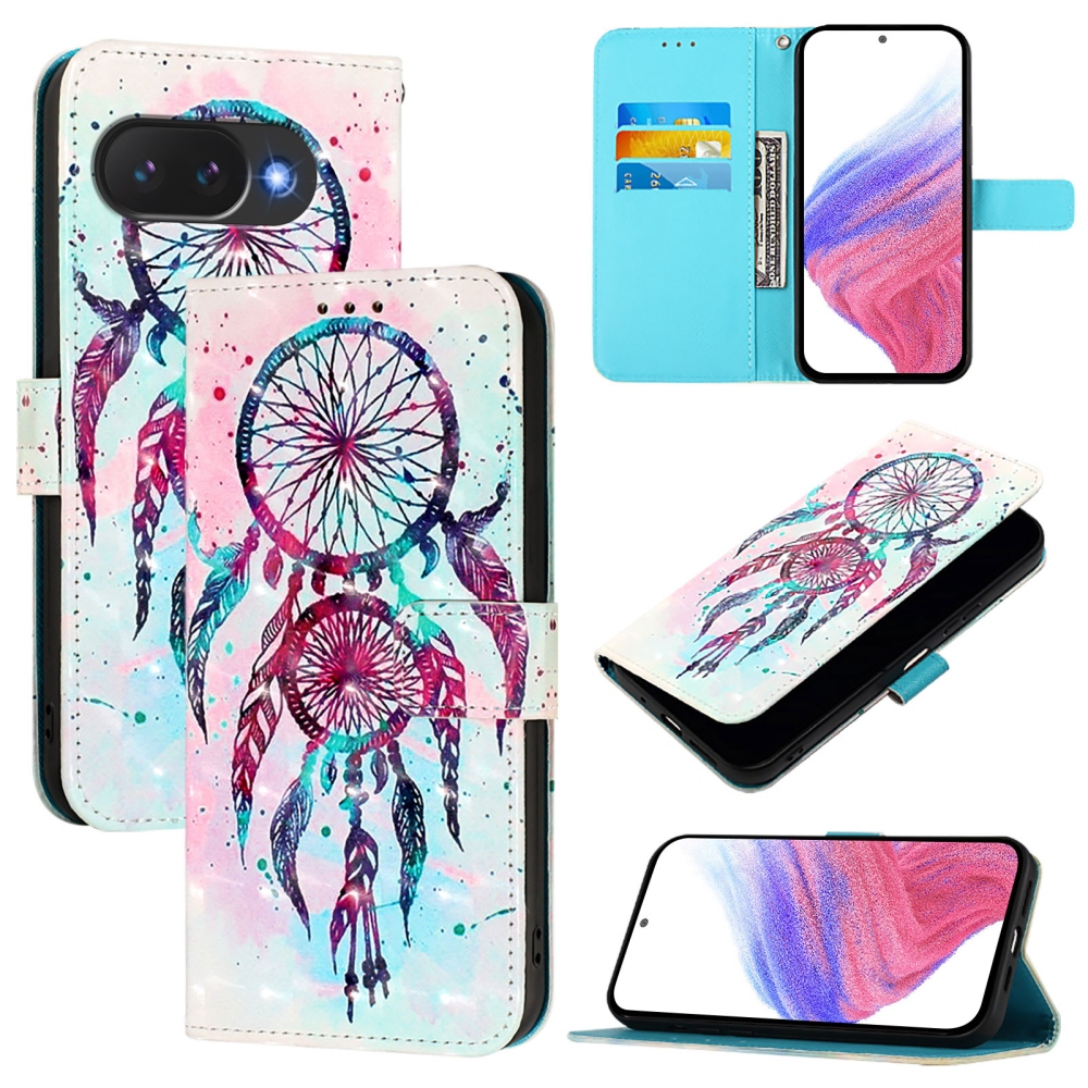 Patte könyv tok Google Pixel 10a - színes álomfogó