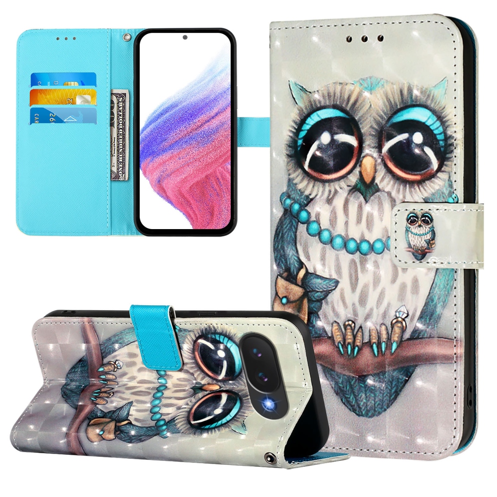 Patte könyvtáska Google Pixel 10a - bagoly