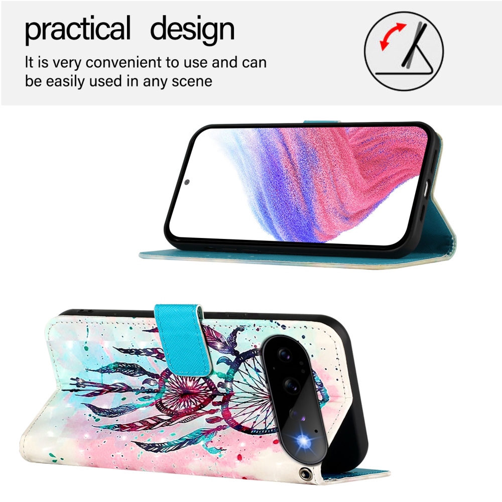 Patte könyvformájú tok a Google Pixel 11 Pro/11-hez – színes álomfogó