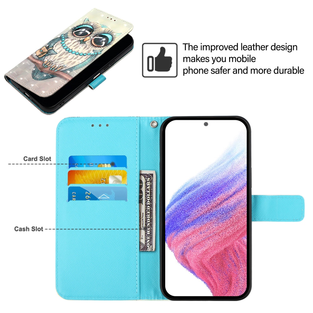 Patte könyvformájú tok a Google Pixel 11 Pro/11-hez – bagoly