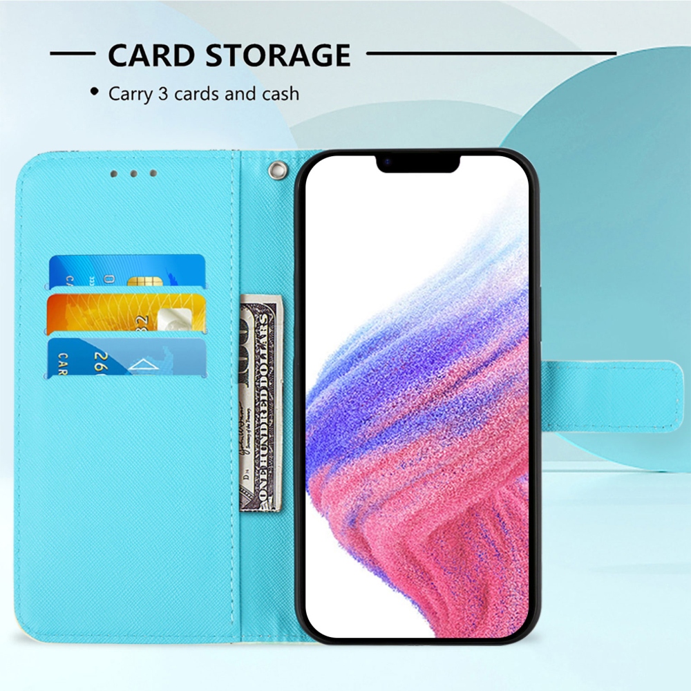 Patte könyvformájú tok az iPhone 18 Pro Max/17 Pro Max-hoz – színes álomfogó