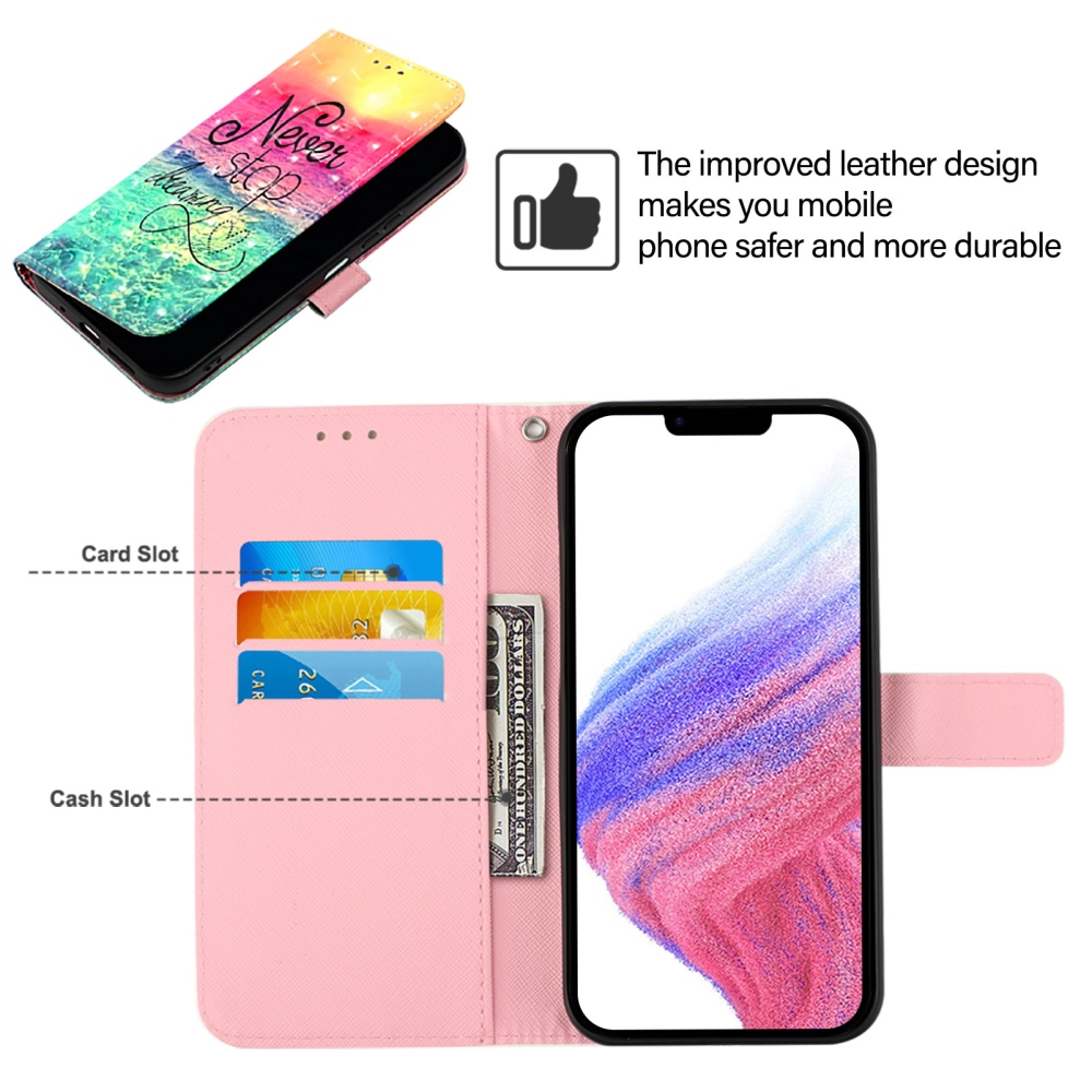 Patte könyvformájú tok az iPhone 18 Pro Max/17 Pro Max készülékhez – ne hagyd abba az álmodozást
