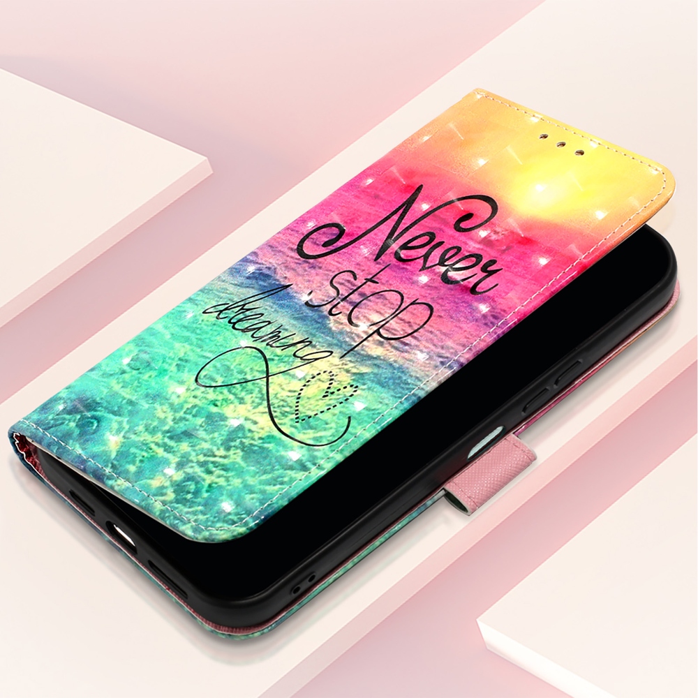 Patte könyvformájú tok az iPhone 18 Pro Max/17 Pro Max készülékhez – ne hagyd abba az álmodozást