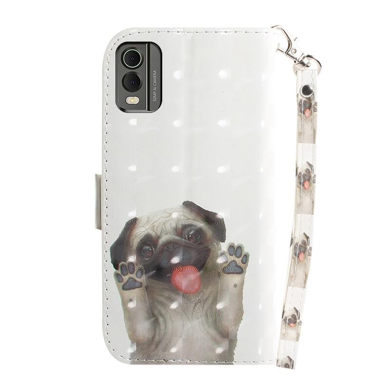 Patte könyvtáska a Nokia C32-hez - kutyus