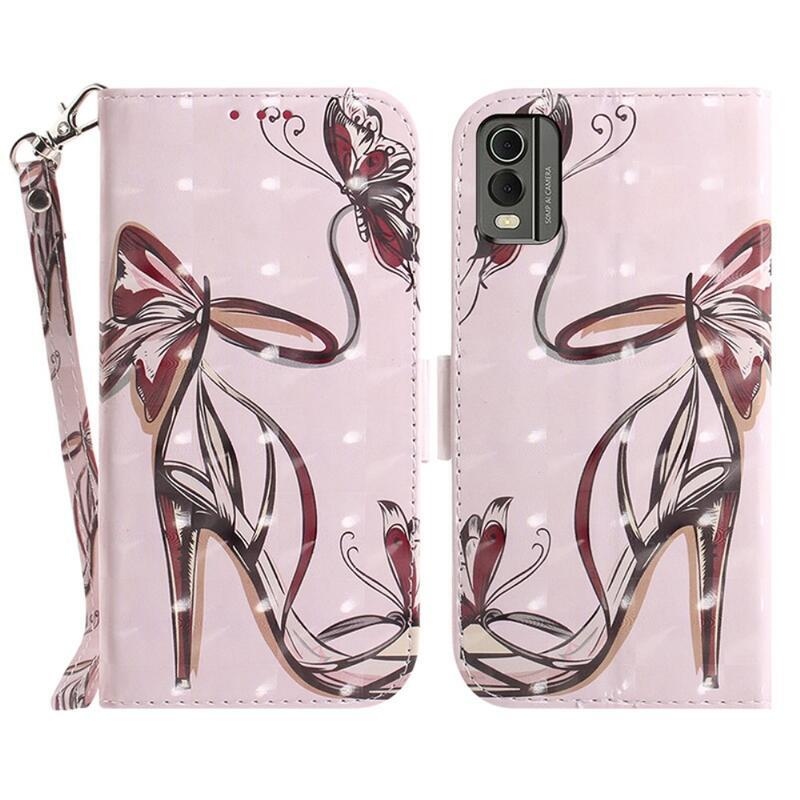 Patte könyvtáska a Nokia C32-hez - magas sarkú