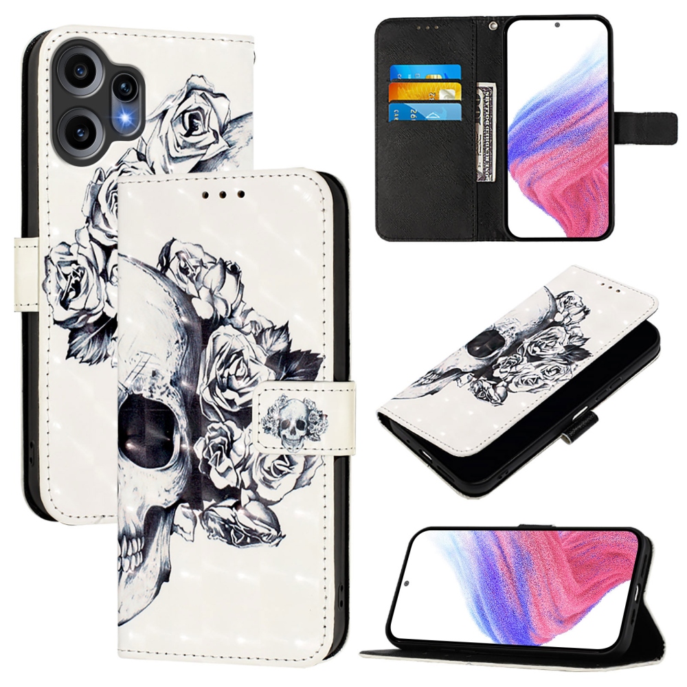 Patte könyvtáska a Nothing CMF Phone 2 Pro készülékhez - koponya