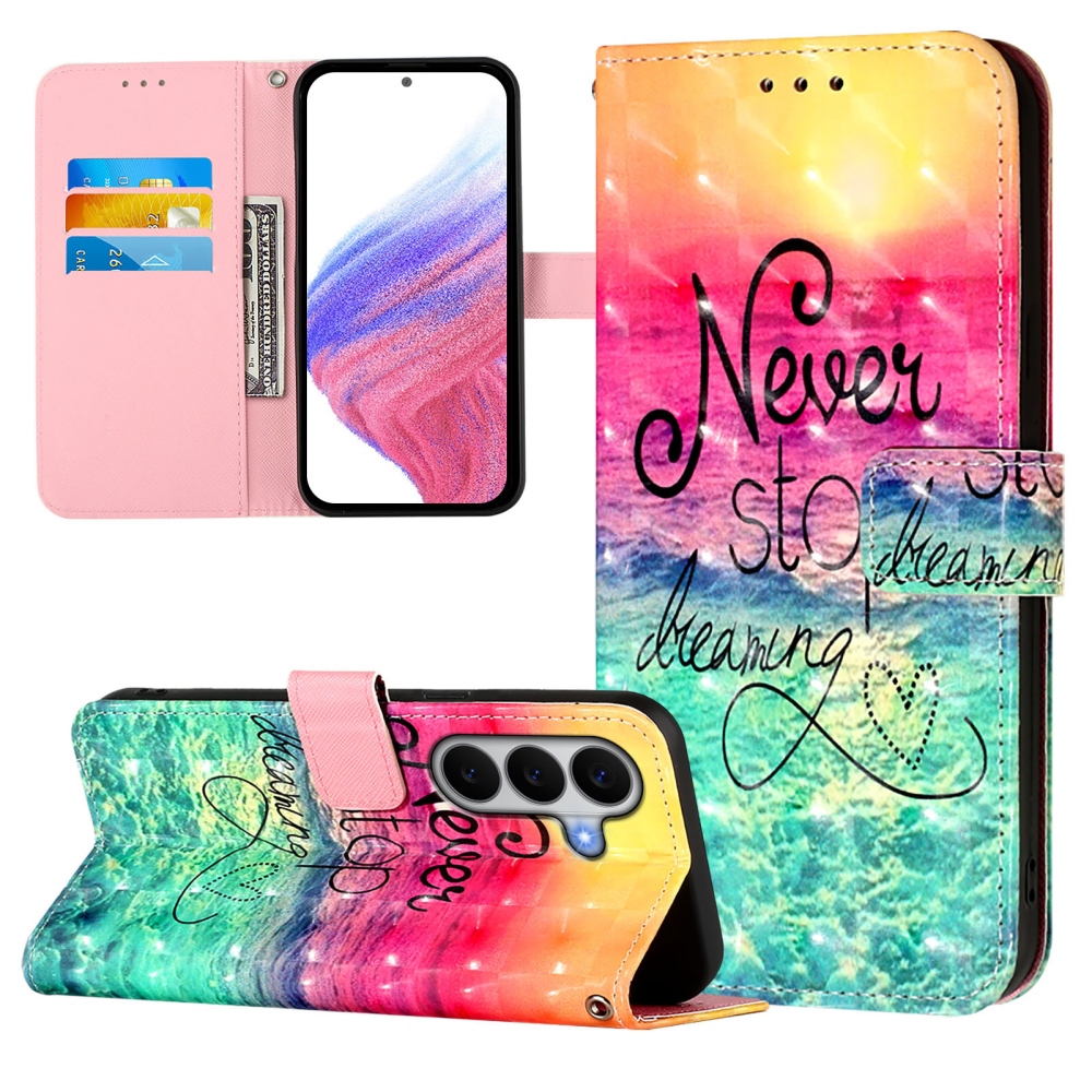 Patte könyv tok a Samsung Galaxy A27-hez - álmodj tovább