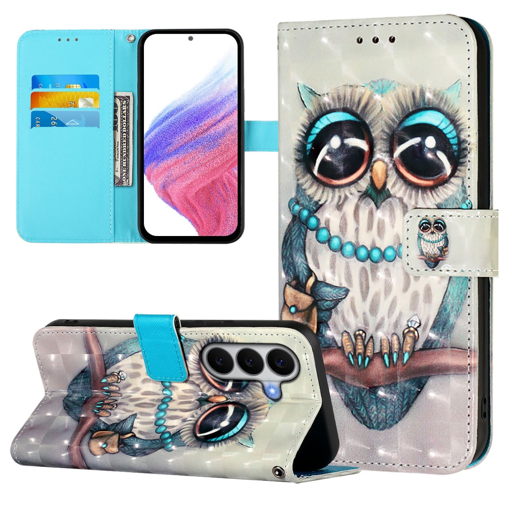 Patte könyv tok Samsung Galaxy A27-hez - bagoly