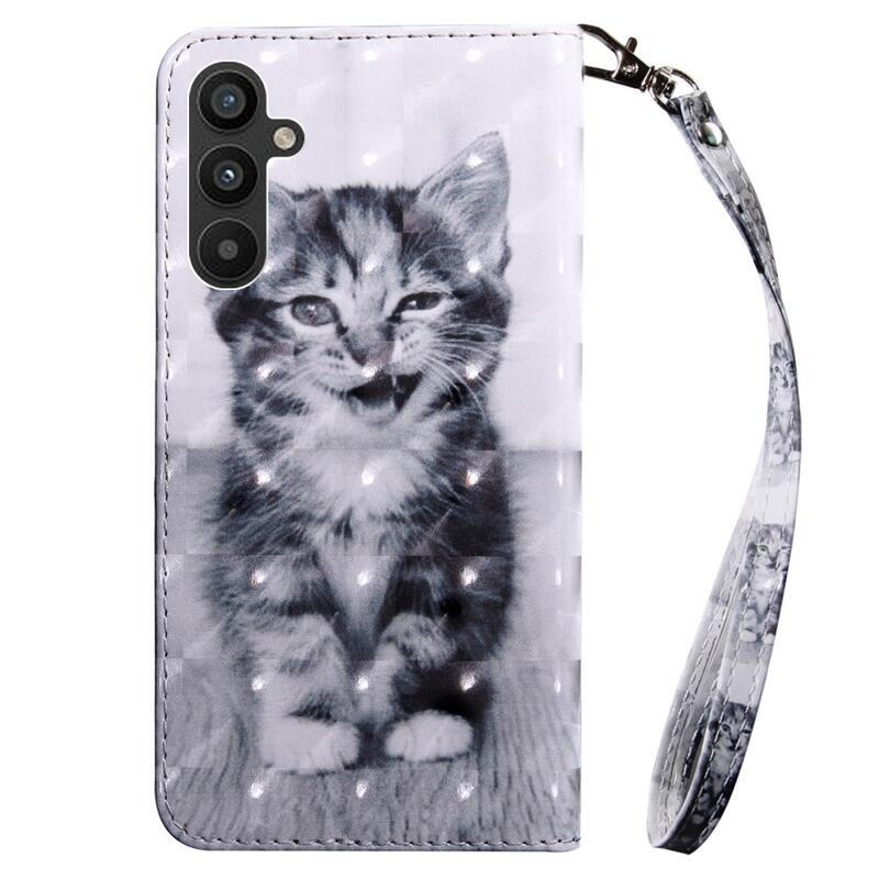 Patte könyv tok Samsung Galaxy A34 5G - cica - cica