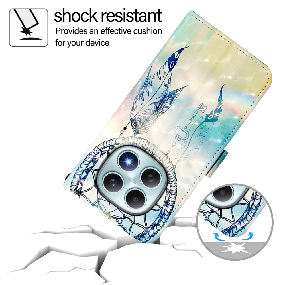 Patte könyv tok a Xiaomi Poco M8 5G/Redmi Note 15 5G/Note 15 4G - álomfogóhoz