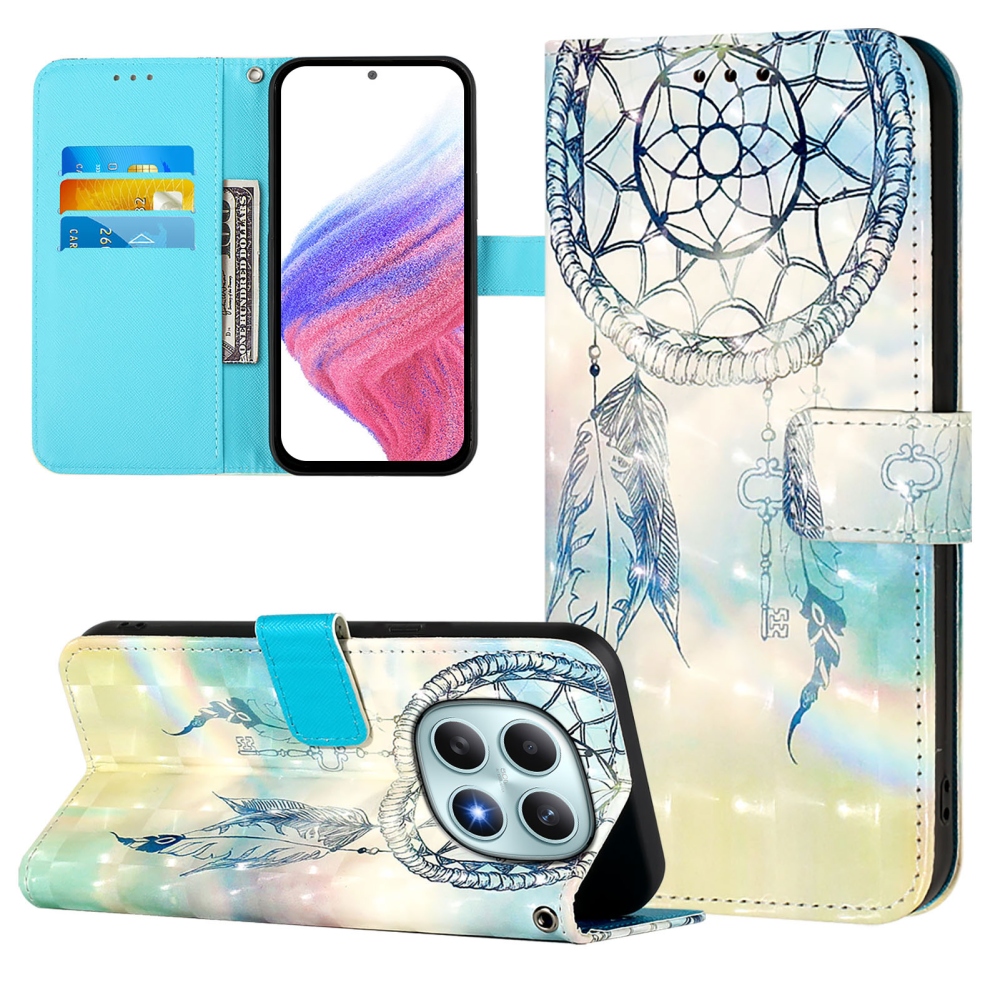 Patte könyv tok a Xiaomi Poco M8 5G/Redmi Note 15 5G/Note 15 4G - álomfogóhoz