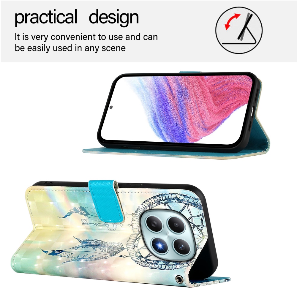 Patte könyv tok a Xiaomi Poco M8 5G/Redmi Note 15 5G/Note 15 4G - álomfogóhoz