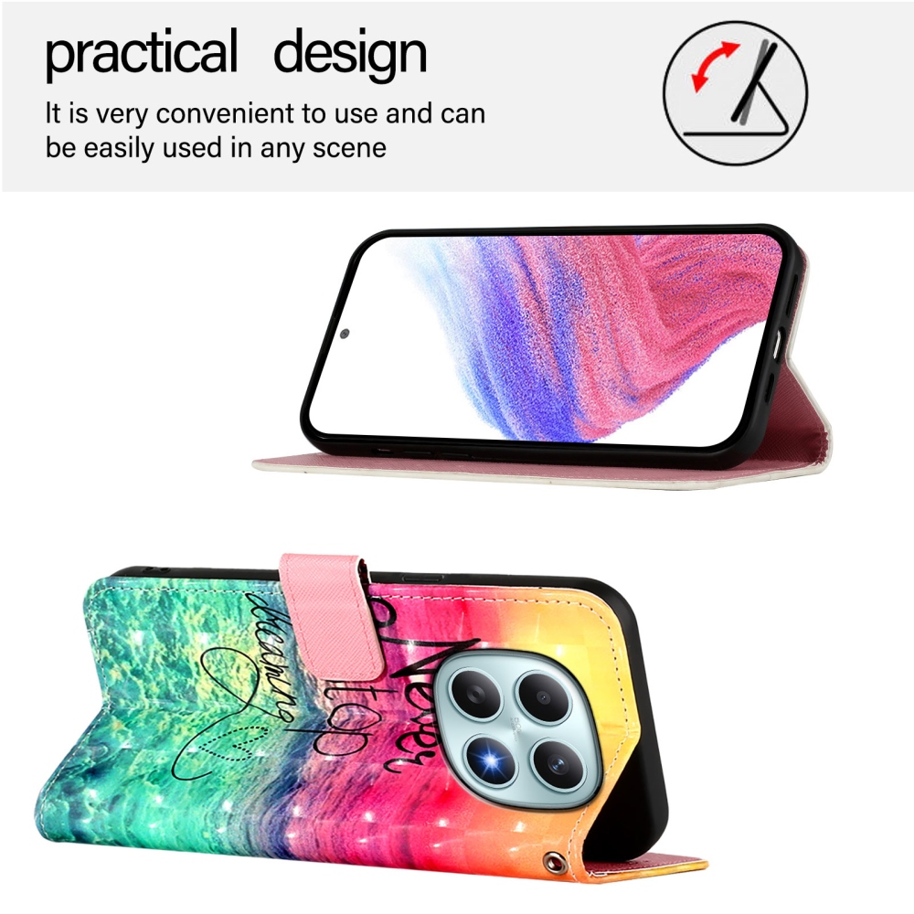 Patte könyv tok Xiaomi Poco M8 5G/Redmi Note 15 5G/Note 15 4G - álmodj tovább