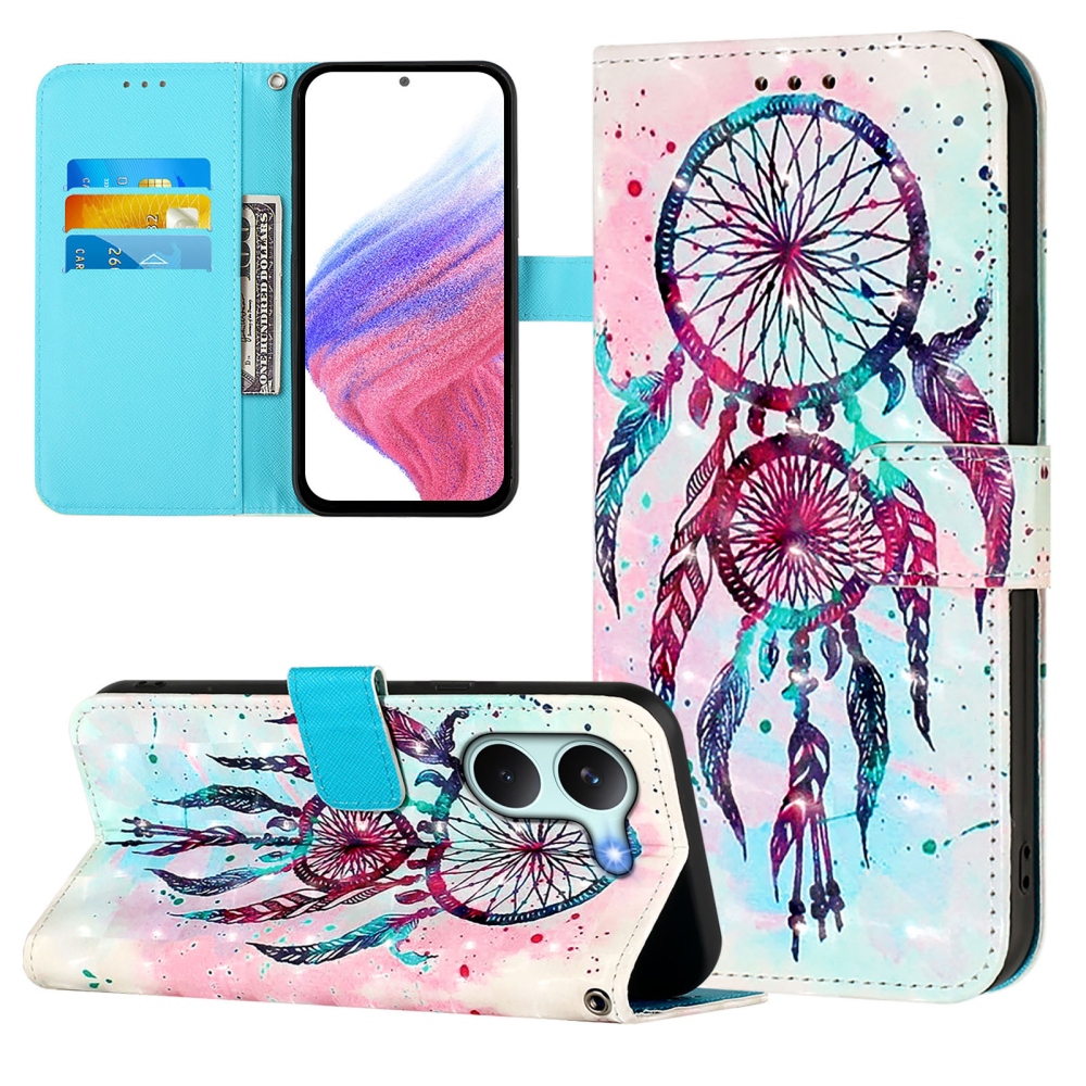 Patte könyv tok a Xiaomi Poco X8 Pro 5G-hez - színes álomfogó