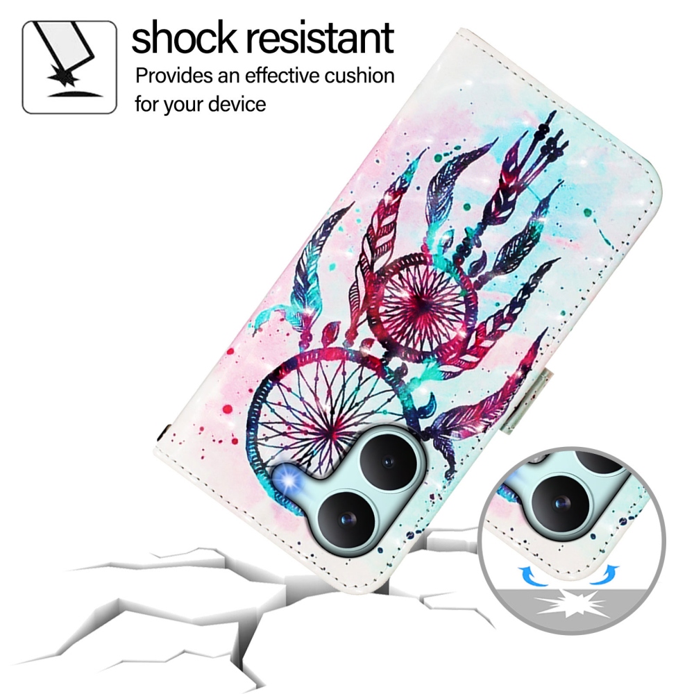 Patte könyv tok a Xiaomi Poco X8 Pro 5G-hez - színes álomfogó