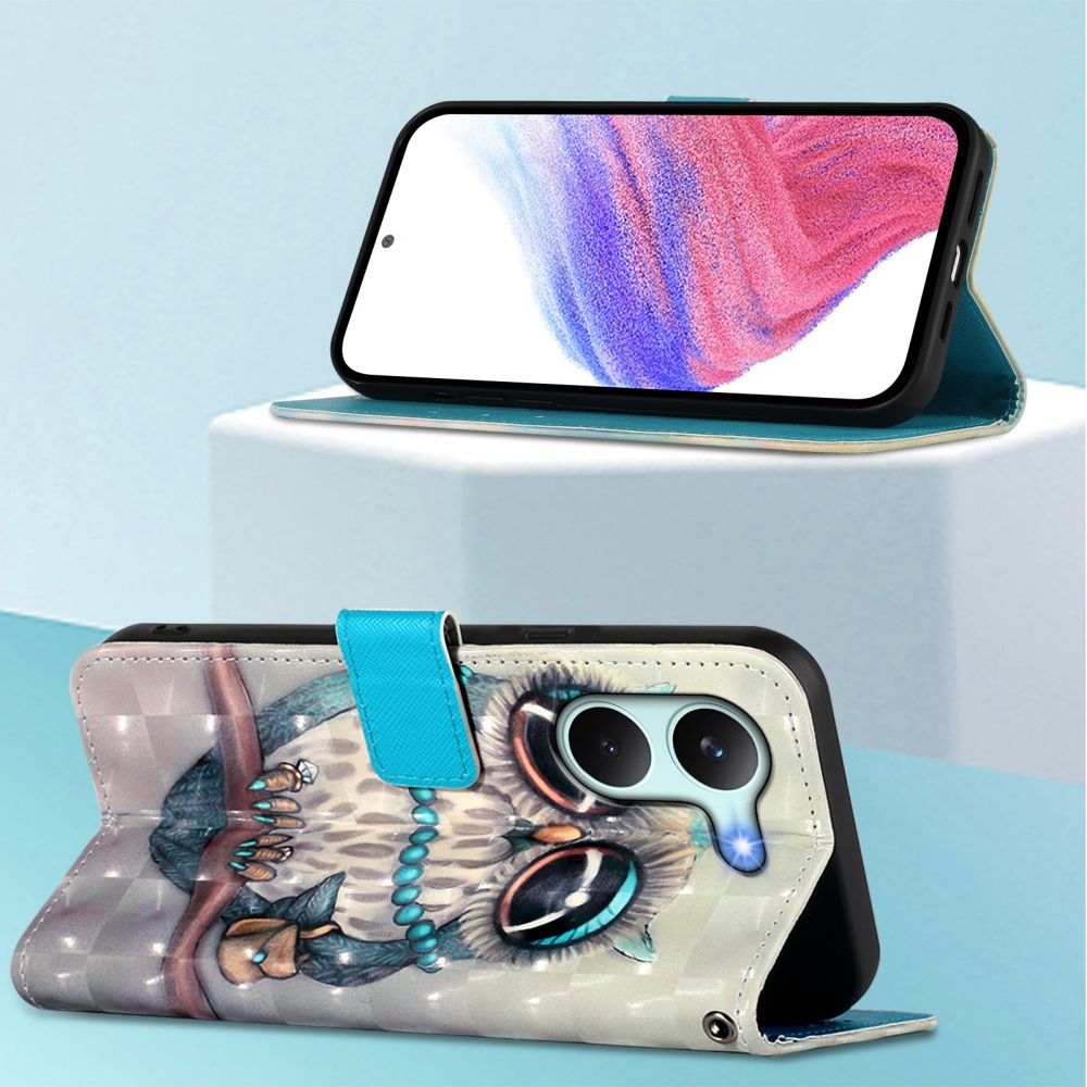 Patte könyv tok a Xiaomi Poco X8 Pro 5G-hez - bagoly