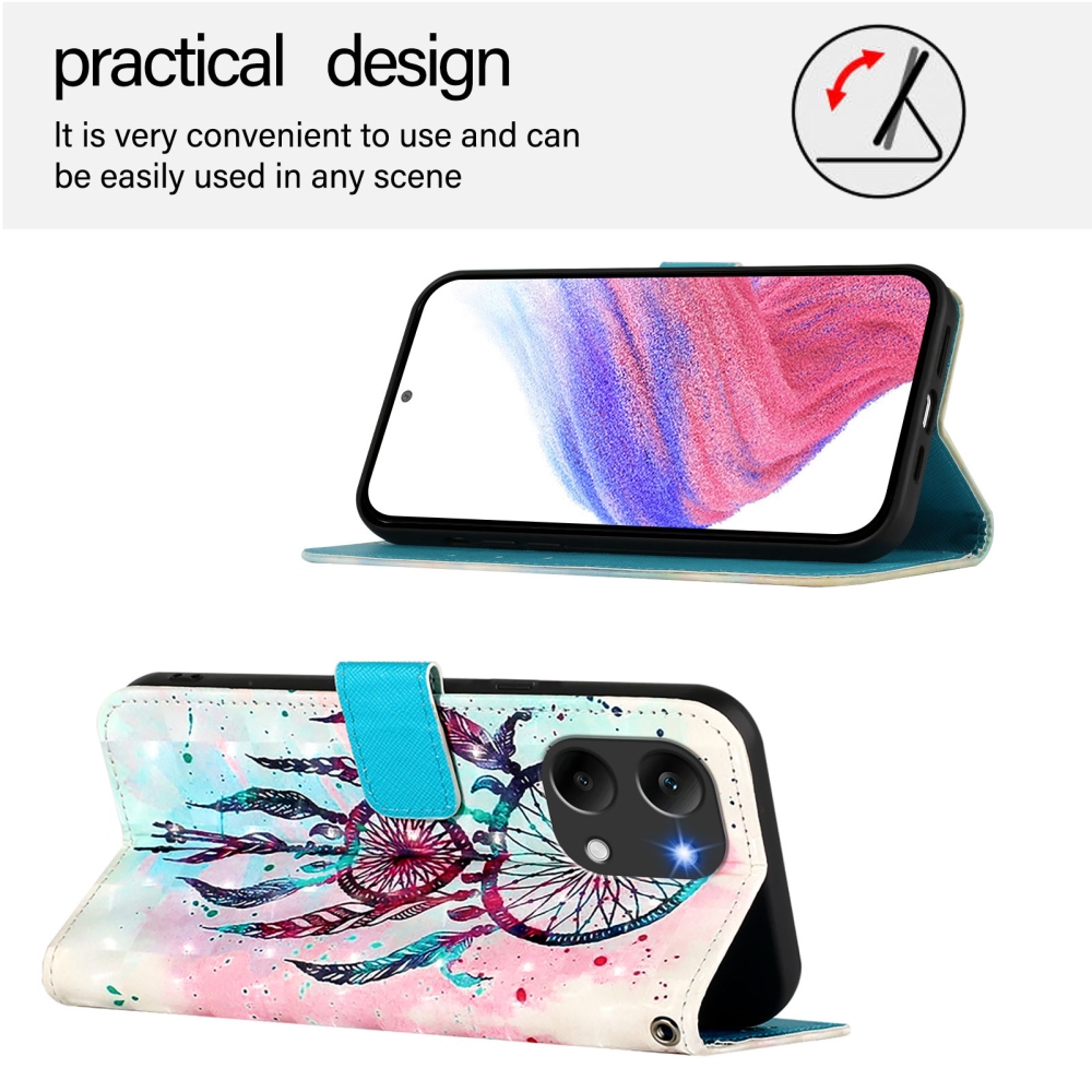 Patte könyv tok Xiaomi Poco X8 Pro Max 5G - színes álomfogó