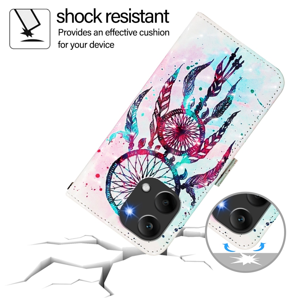 Patte könyv tok Xiaomi Poco X8 Pro Max 5G - színes álomfogó