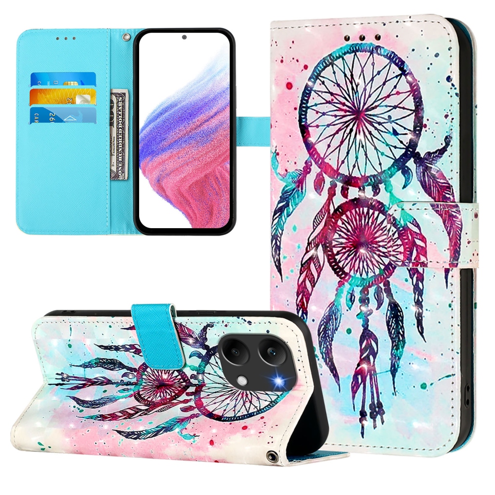 Patte könyv tok Xiaomi Poco X8 Pro Max 5G - színes álomfogó