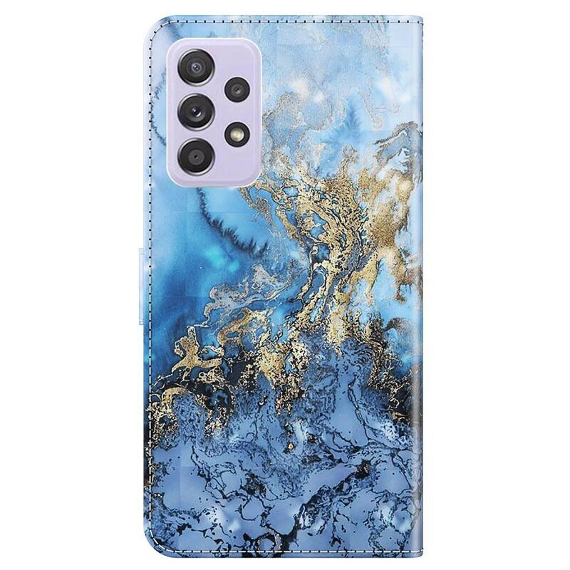 Nyomtatott pénztárca tok Samsung Galaxy A13 4G készülékhez - absztrakt minta