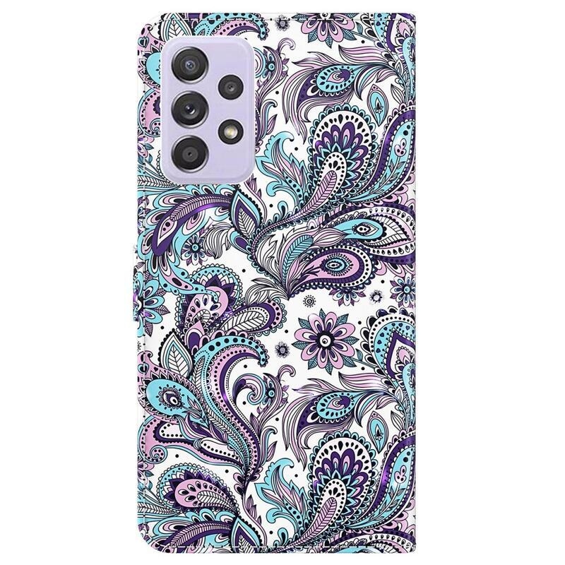 Nyomtatott pénztárca tok Samsung Galaxy A13 4G készülékhez - kasmír minta