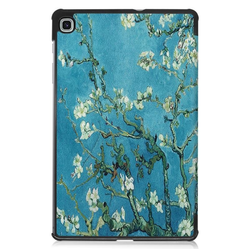 Patte pozicionálható táblagép tok Samsung Galaxy Tab S6 Lite 10.4 - szilvavirágok