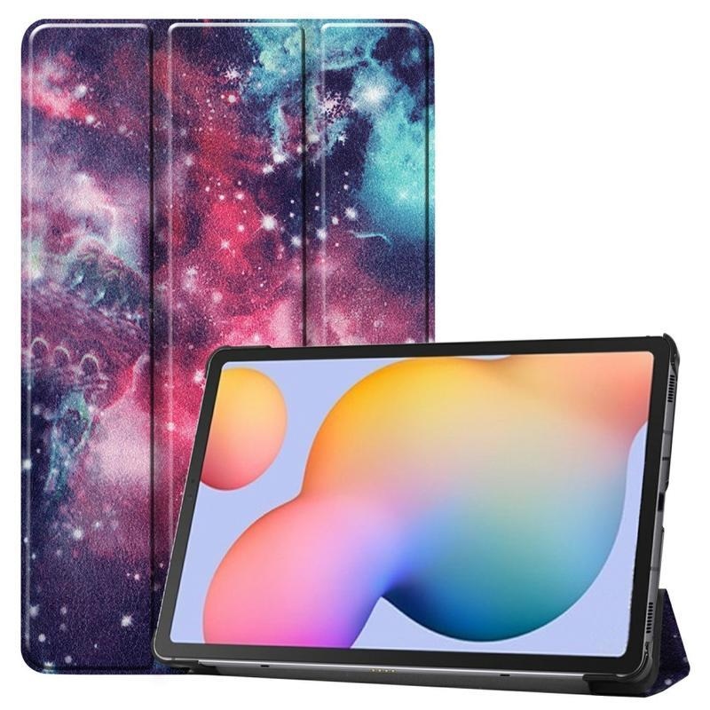 Patte pozícionálható tablet tok Samsung Galaxy Tab S6 Lite 10.4 - univerzum