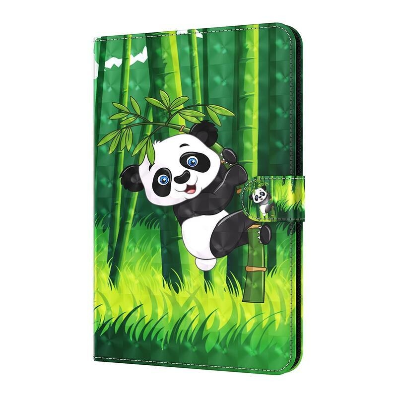 Patte záró tok a Lenovo Tab P11 Pro-hoz - panda a bambuszon