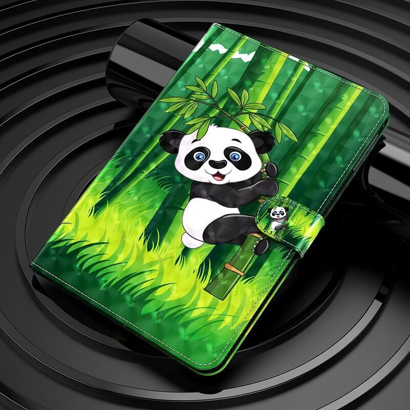 Patte záró tok a Lenovo Tab P11 Pro-hoz - panda a bambuszon