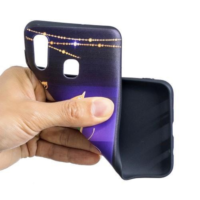 Mintás zselés tok Samsung Galaxy A30 - pillangó