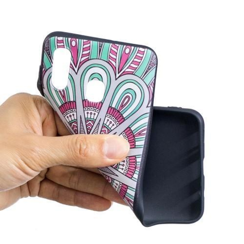 Mintás zselés tok Samsung Galaxy A30 készülékhez - szimmetrikus minta