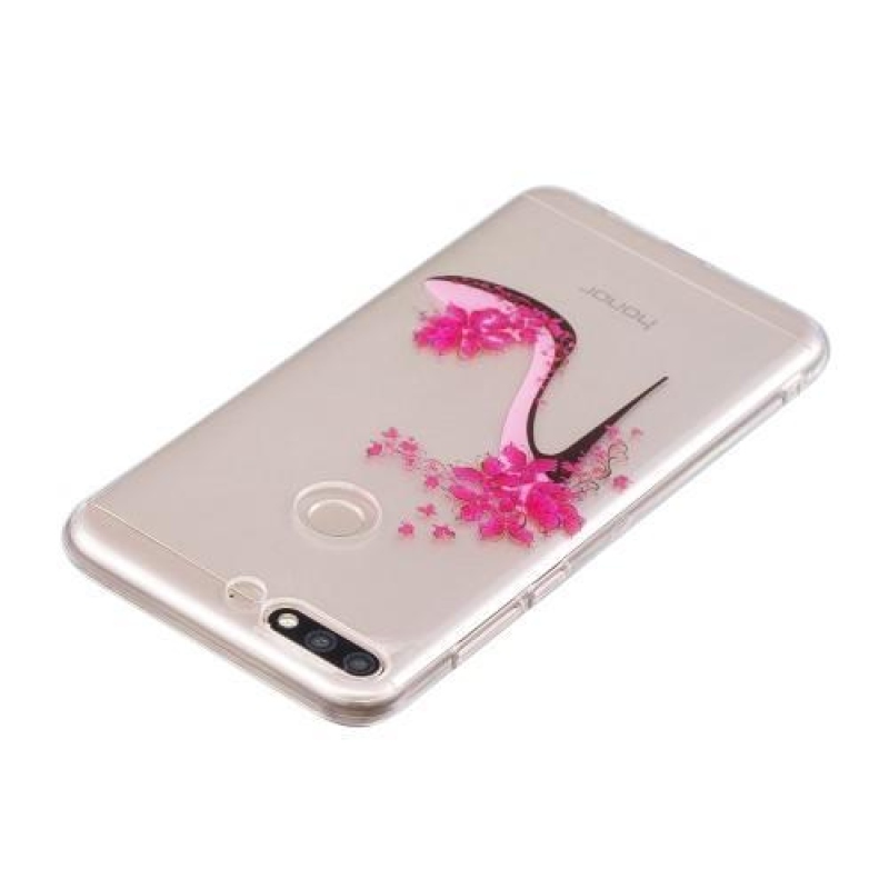 Mintás gél tok a Huawei Y7 Prime (2018) - magas sarkúhoz