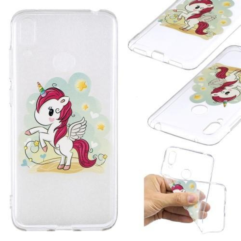 Mintás zselés tok Huawei Y7 (2019) - egyszarvúhoz