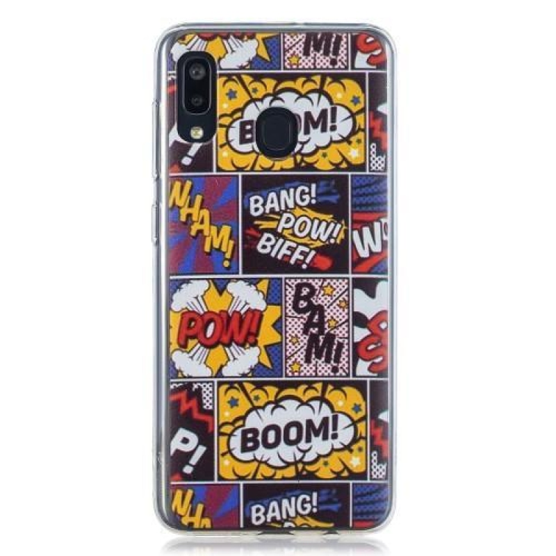 Mintás zselés tok Samsung Galaxy A20 / A30 - boom