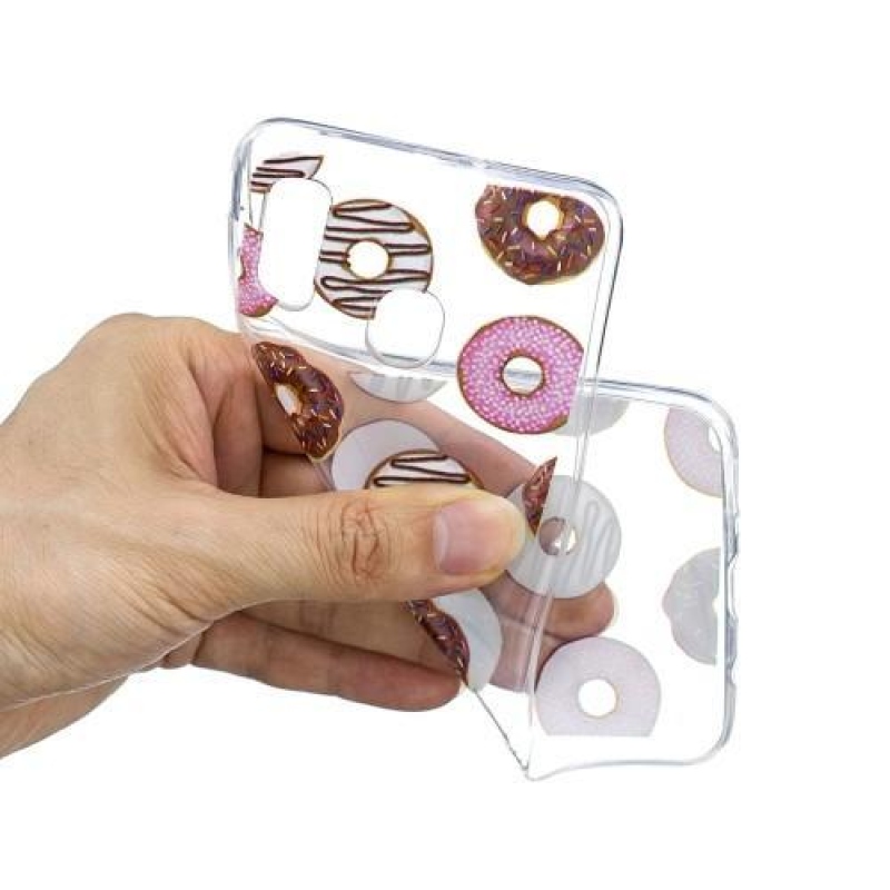 Mintás gél tok Samsung Galaxy A20 / A30 készülékhez - fánkok