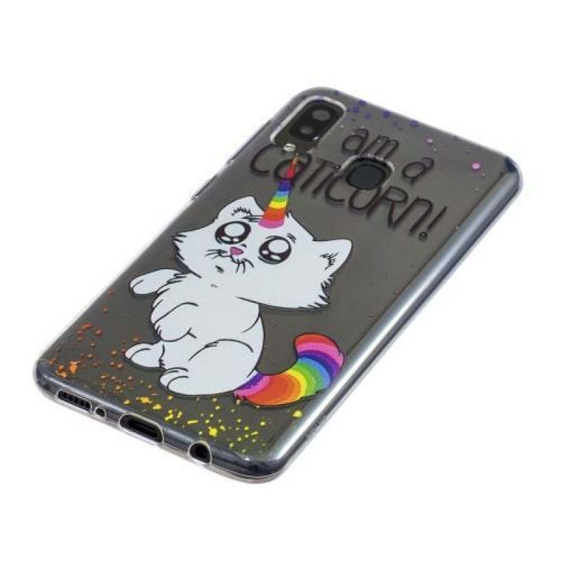 Mintás zselés tok Samsung Galaxy A20 / A30 - macska