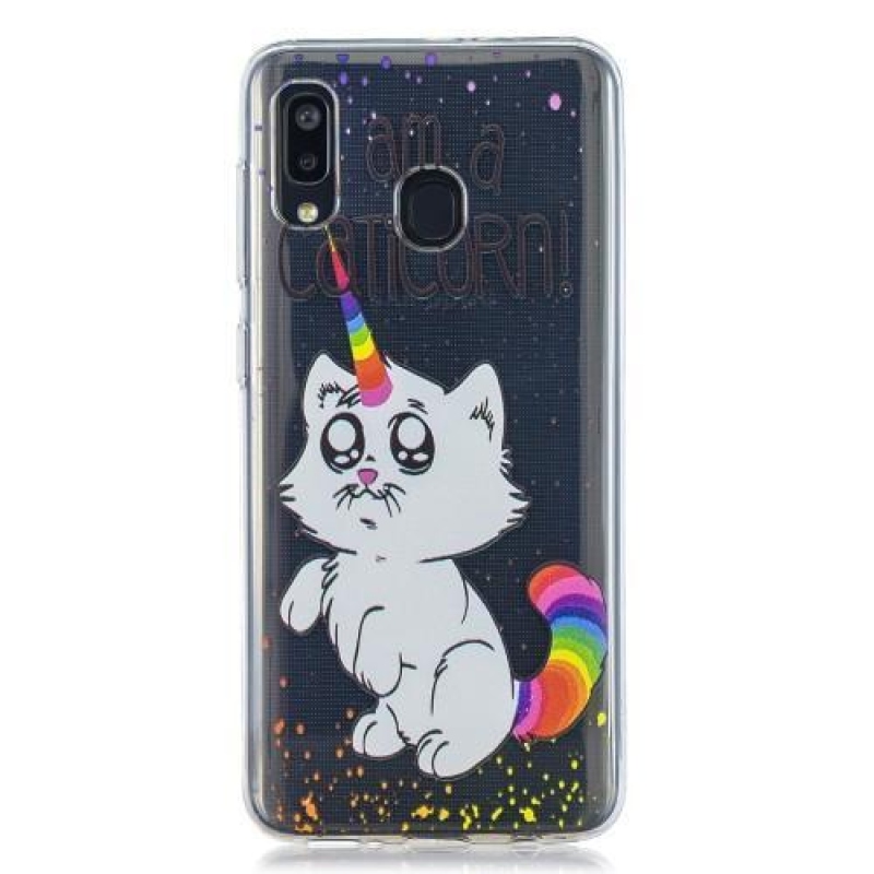 Mintás zselés tok Samsung Galaxy A20 / A30 - macska