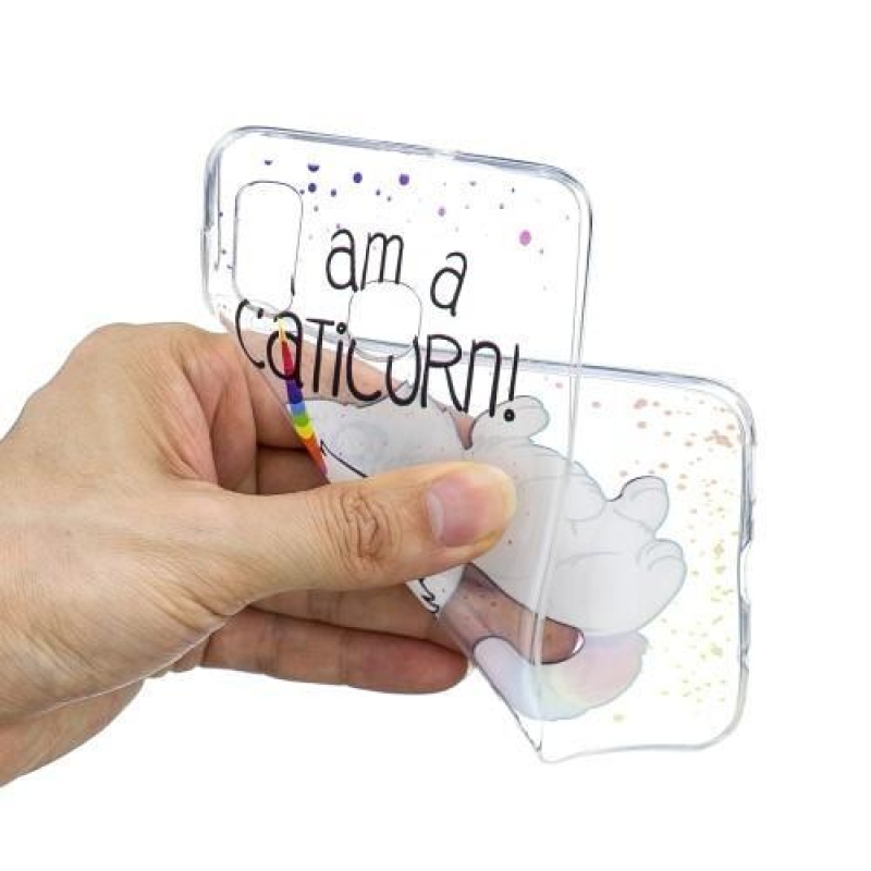 Mintás zselés tok Samsung Galaxy A20 / A30 - macska