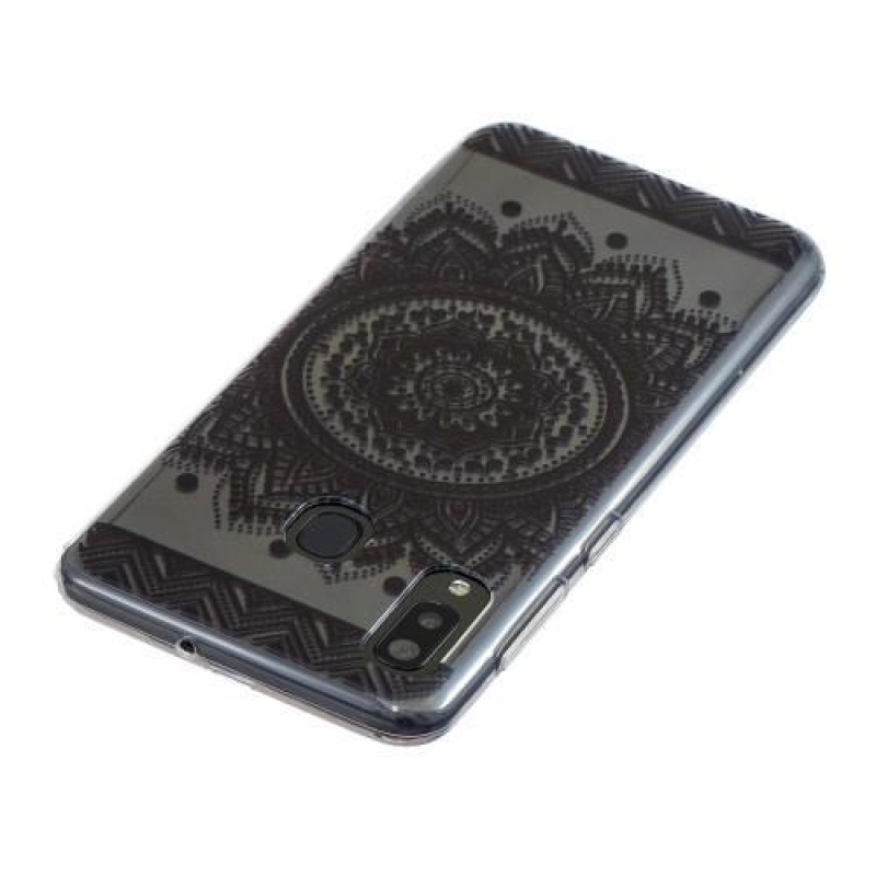 Mintás zselés tok mobil Samsung Galaxy A20 / A30 - mandala virág