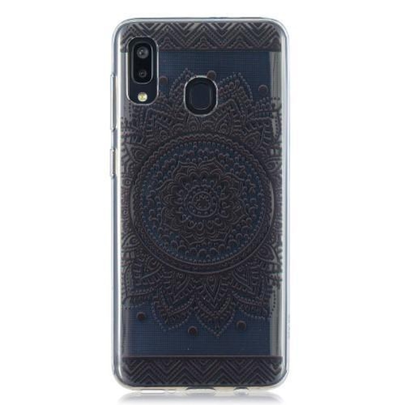 Mintás zselés tok mobil Samsung Galaxy A20 / A30 - mandala virág