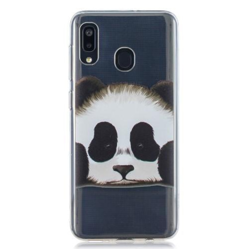 Mintás zselés tok Samsung Galaxy A20 / A30 - panda