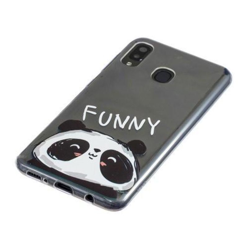 Mintás zselés tok Samsung Galaxy A20 / A30 - panda